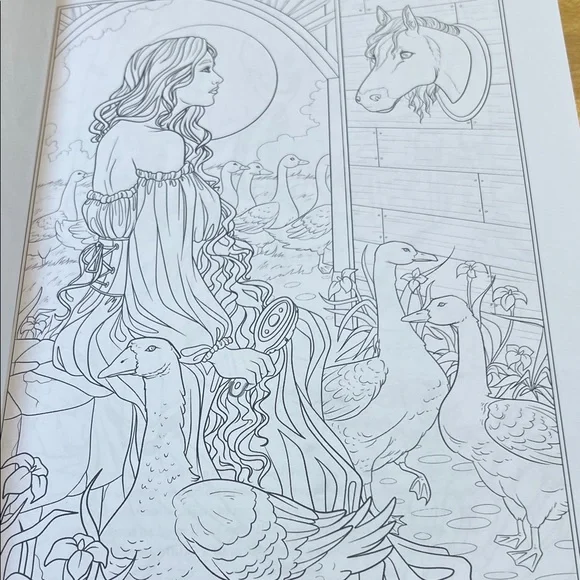 #0932+ Fairy Tales Coloring Book by Selina Fenech - Picture 10 of 16